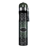 Olive groene en zilveren decoratieve spray voor luchtverfrisser Dar al Shabab